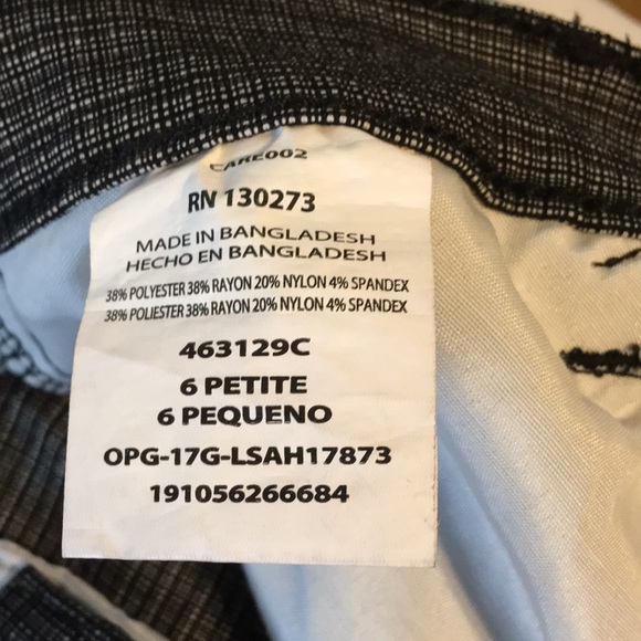 LEE ALL DAY PANT straight leg woman’s size 6 petite - Picture 4 of 5